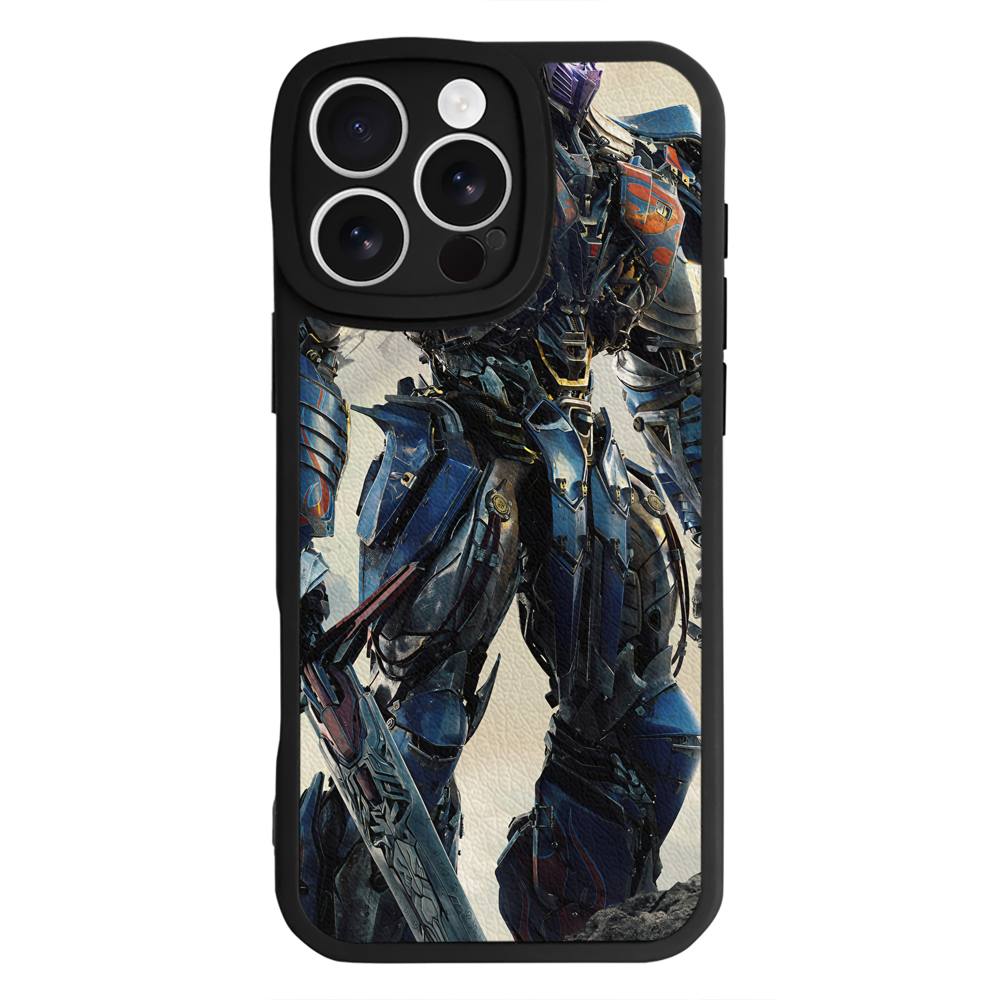 （画像用） Transformers トランスフォーマー 【iPhone 16シリーズ対応】シリコンスマホケース（レザー調） 材質：シリコン
